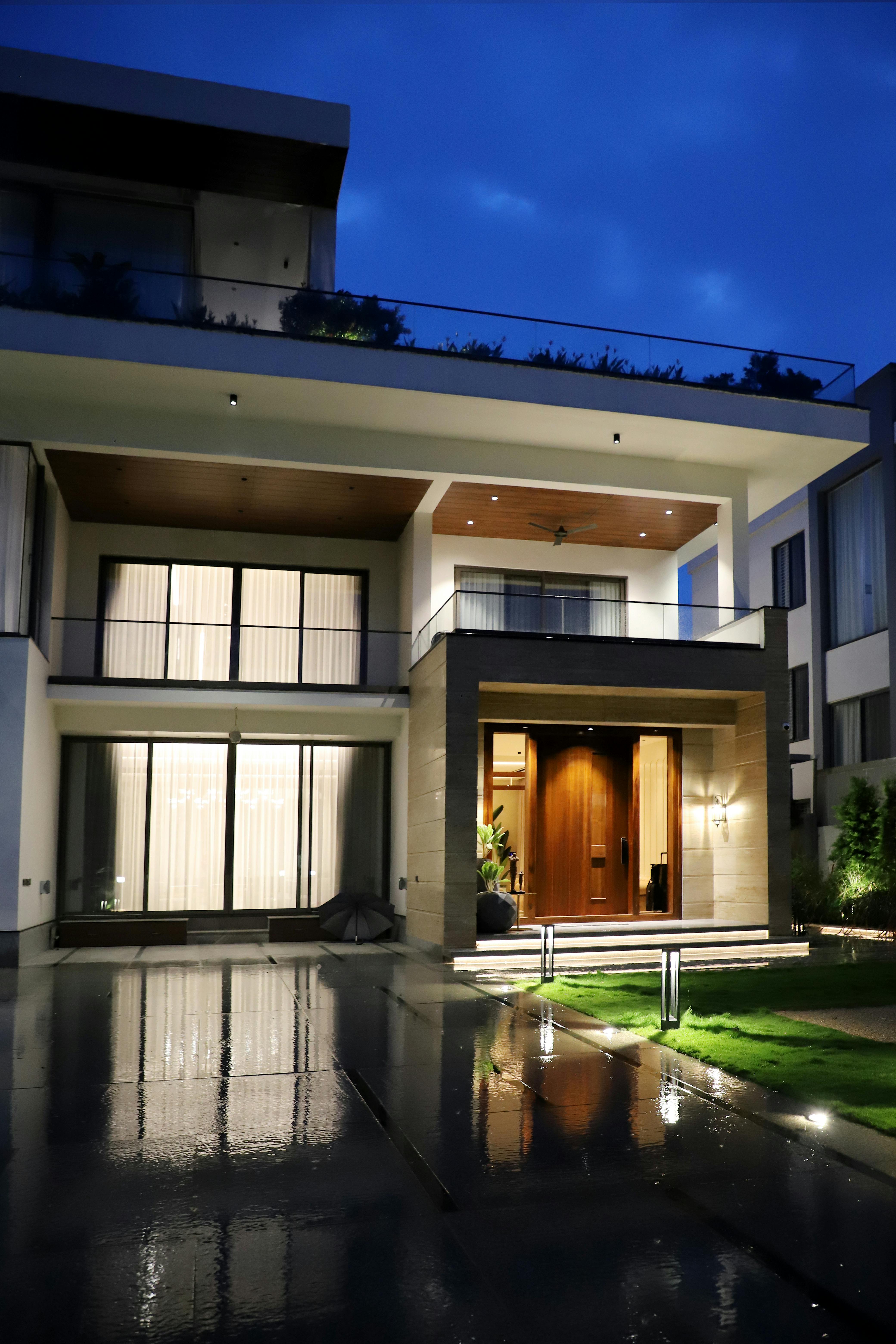 Custom residential home exterior